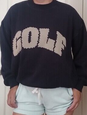 Giorgio Armani Cotton Golf Crewneck Sweater